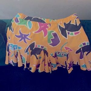 **SOLD**Tropical 🌴 “Zara” skort (skirt and shirt)